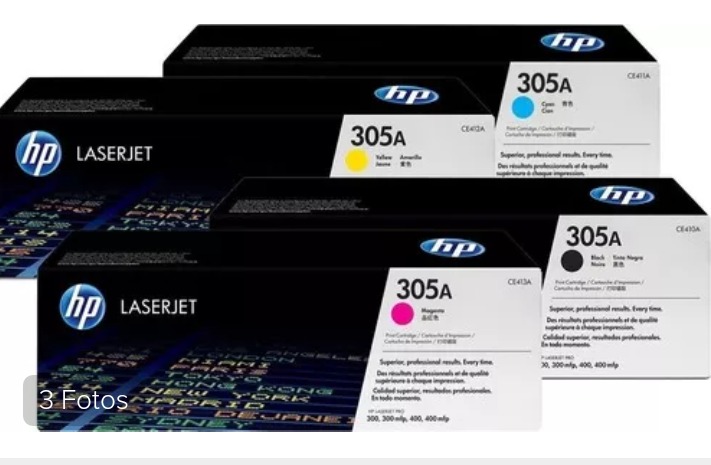 Toner Hp 305 Kit Colores, Nuevo - $ 1,899.99 en Mercado Libre