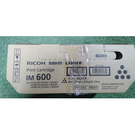 Toner Im600 Código 418477 Original Ricoh Para Im550 