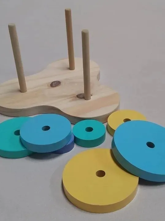 juguetes de encastre en madera