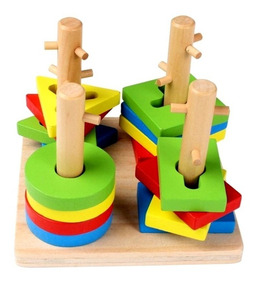 juguetes de encastre en madera
