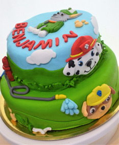 Torta Cumpleaños Infantiles Decoradas Patrulla Canina Paw - torta de cumplea#U00f1os roblox