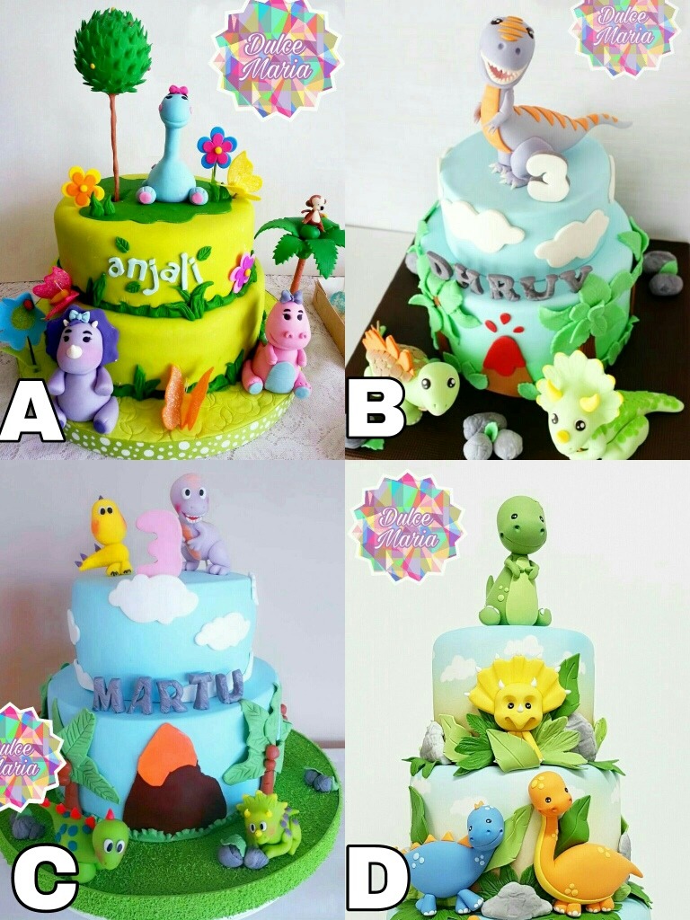 Tortas De Cumpleaños Dinosaurios 45 Porciones Consulta