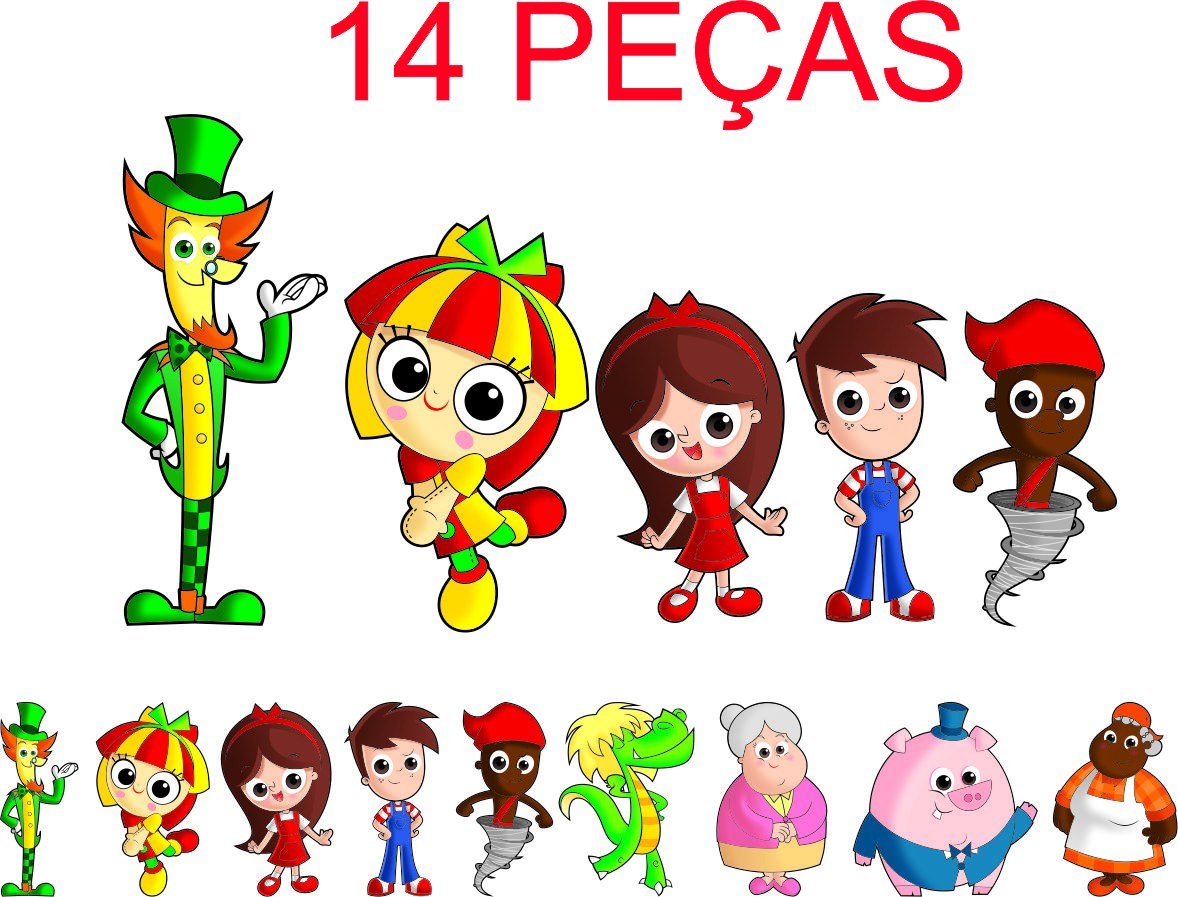 Totem Sítio Do Picapau Amarelo Display Grande C/painel R 218,90 em Mercado Livre