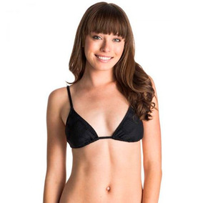 Cierre Cordón Negro Roxy Traje De Bikini Baño Mujer Brasier xBrdtQChso