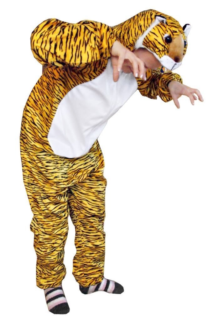 traje de fantasía del mundo del tigre halloween para los adu