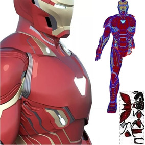 Traje Iron Man Mk 48 Infinit War Envío Papercraft X Email - superhero simulator roblox infinity suit