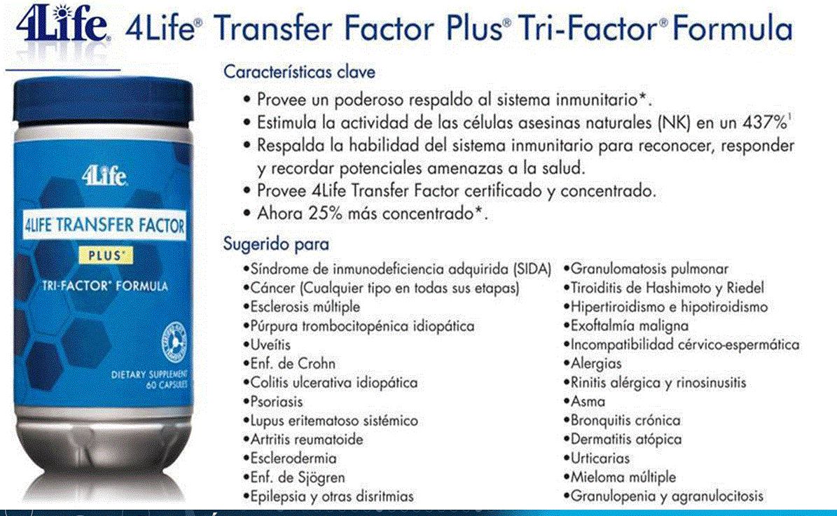 Transfer Factor Plus Asma Cancer Sida Lupus Vitilig