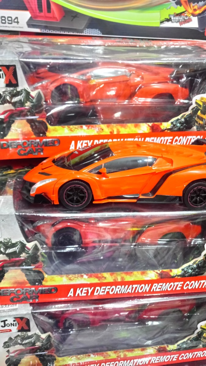 Transformer Lamborghini Veneno Naranja Control Remoto - $ 899.00 en Mercado Libre