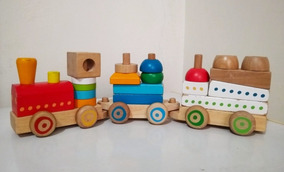 Toy Juguete Us Madera R Trenecito WrdxeBCo
