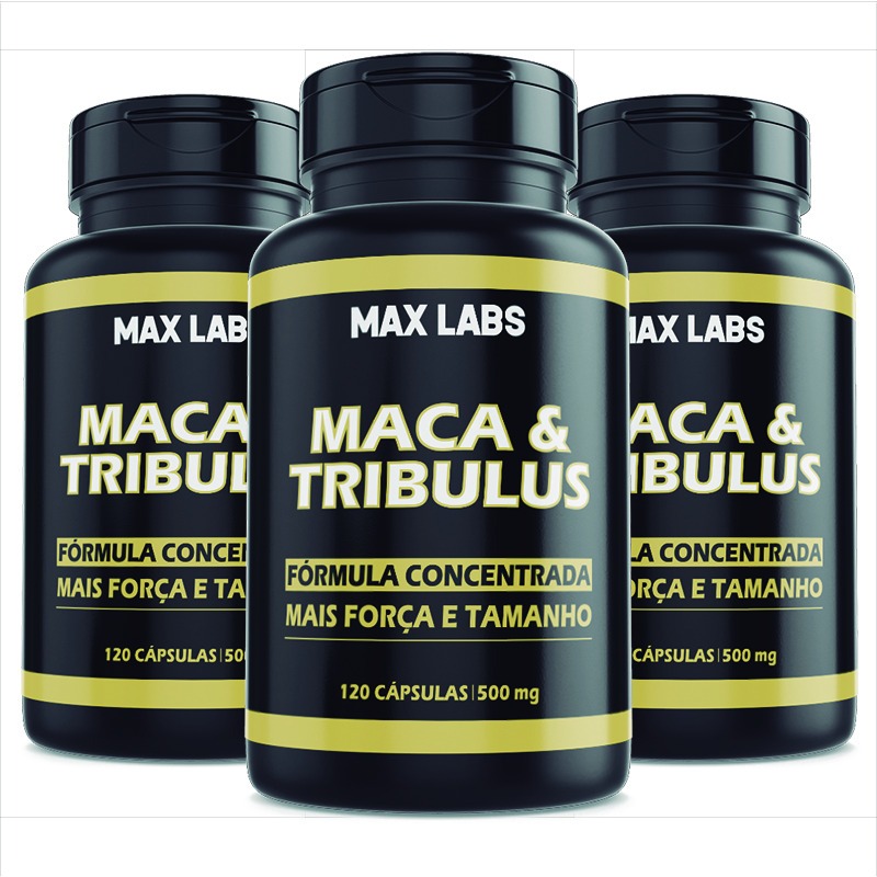 Tribulus Terrestris + Maca Peruana Tribulus Terrestris Com Maca Pré Hormonal - 120 Cápsulas - R$ 29,90 em