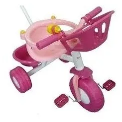 triciclo rondi pink metal