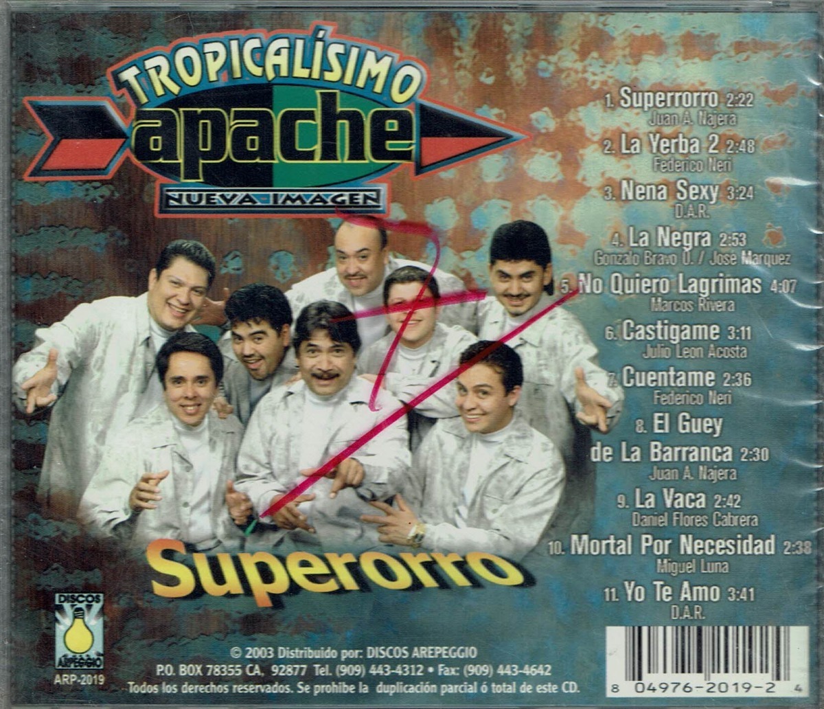 Tropicalisimo Apache - Discografia - 26 Discos - 1 link Tropicalisimo-apache-nueva-imagen-superorro-D_NQ_NP_788804-MLM29315950992_022019-F