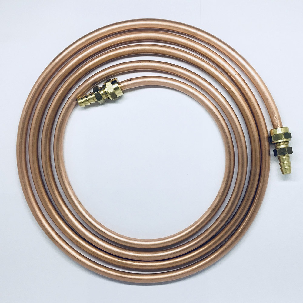 Tubulação De Cobre Para Gas Tubo De Cobre 3/8' Para Gas + Reg + Adap + Mang C/ 4mts * - R$ 159,99