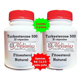 Turkesterone 500 2 Potes - Mais Músculos; Melhor Preço.