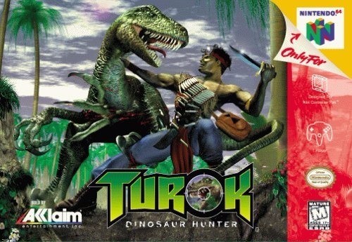 Turok: Dinosaur Hunter-cover game/ top game n64