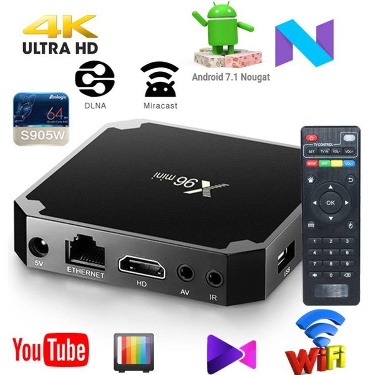 Tv Box Android X96 Mini Convierte Tu Pantalla En Smart Tv - $ 939.00 en - Tu Tv Player Para Smart Tv