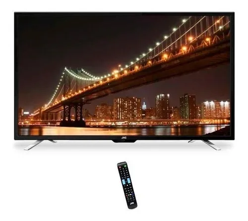 tv led de 32 jvc hd + conv. digital