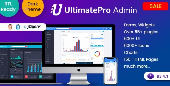 ultimatepro admin bootstrap 4