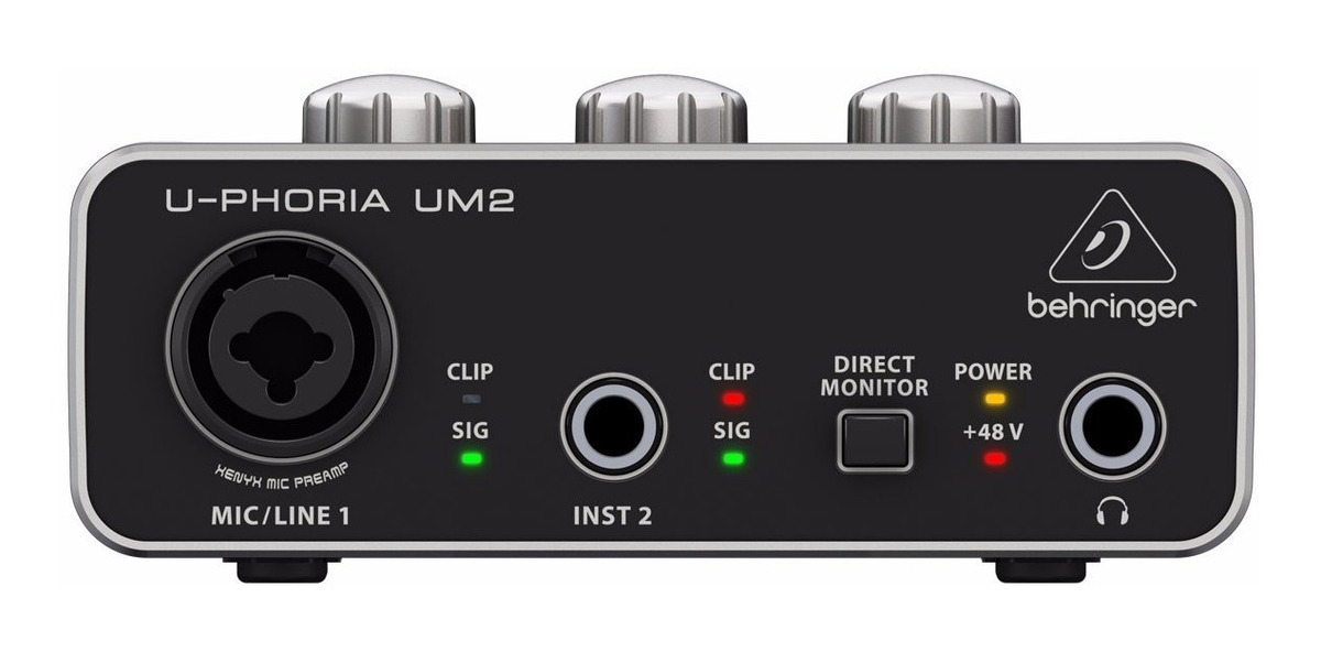 behringer u-phoria um2 2x2 usb audio interface behringer u-phoria um2 2x2 usb audio interface