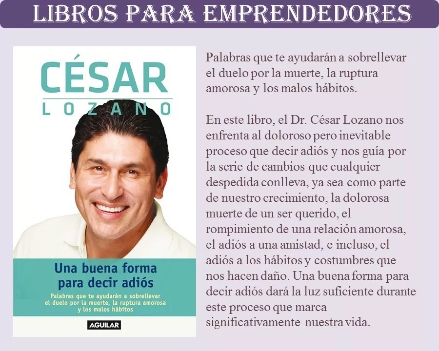 Una buena forma para decir adiós
