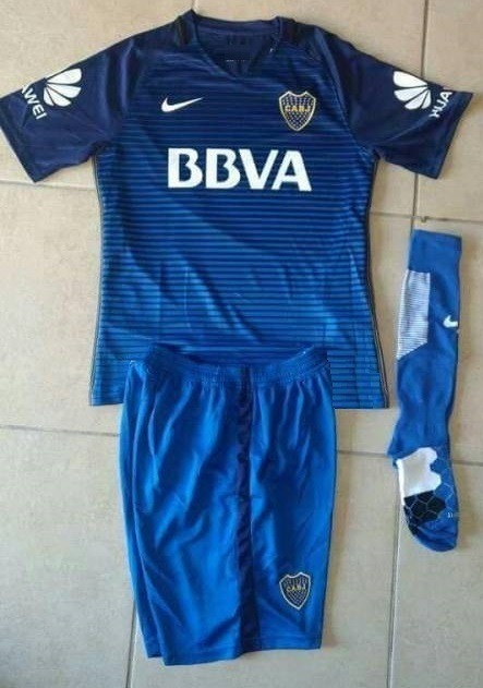 Uniforme de boca juniors completo