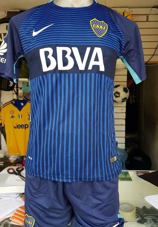 Uniformes De Futbol Economicos Completos Boca Junior Local - $ 140.00 en Mercado Libre