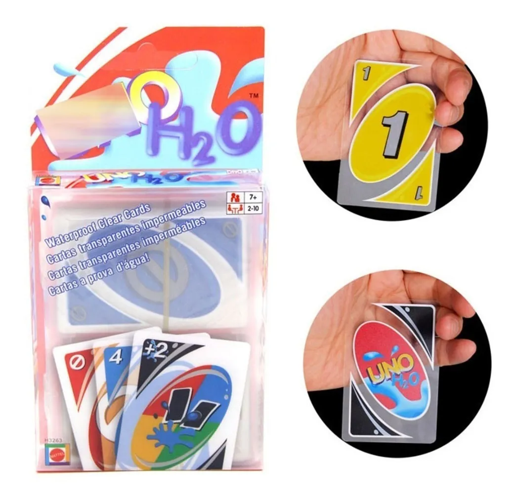cartas uno transparentes