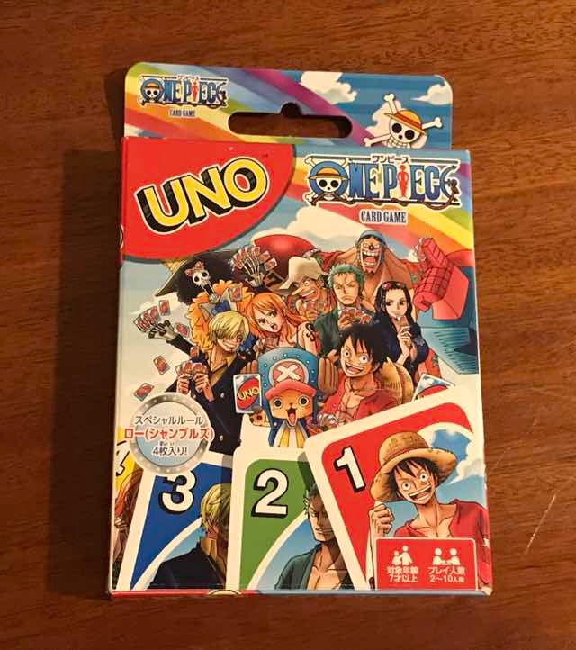 One Piece Uno Juego de Cartas Instrucciones s/ólo en Japon/és
