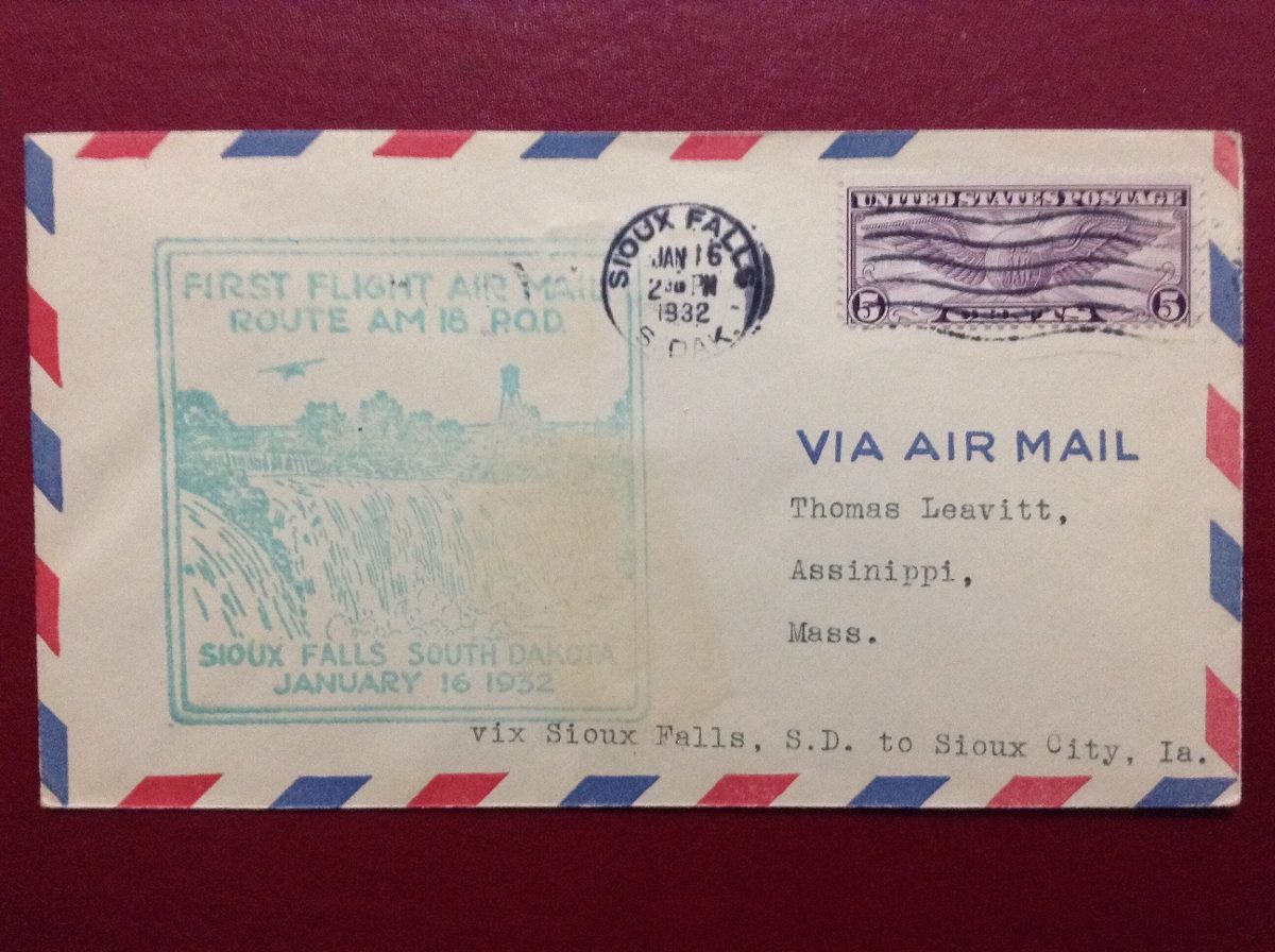 Usa 1932 - Selos Em Carta Dos Estados Unidos Envelope 