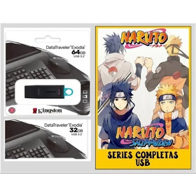 Usb 64 Gb + Películas Anime Naruto Colección