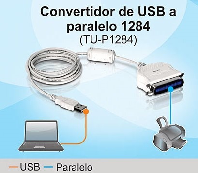 Resultado de imagen para conversor Trendnet usb a parallel