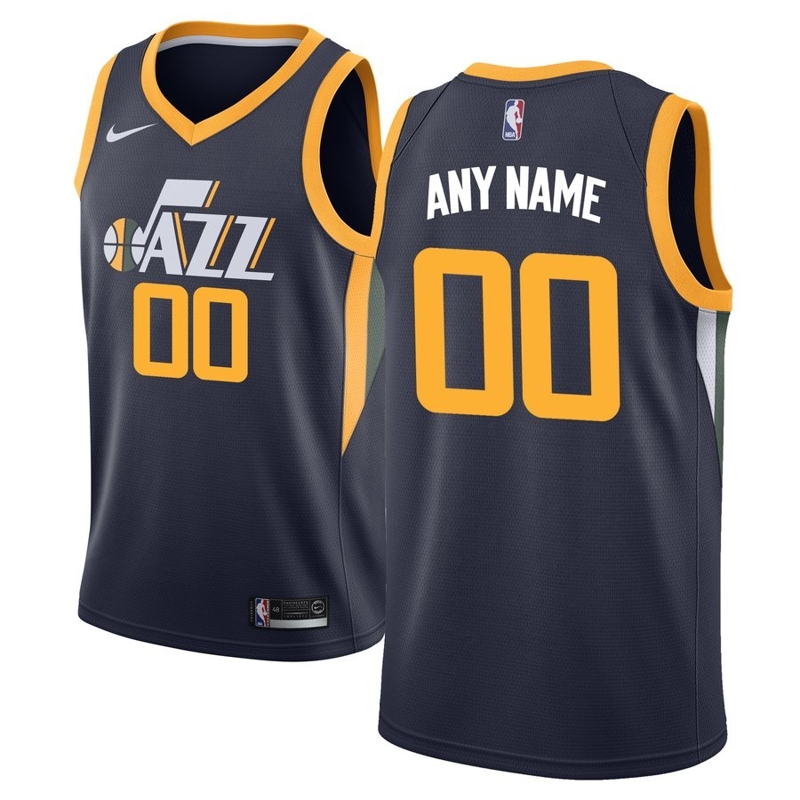 Utah Jazz Nike Navy Swingman Custom 