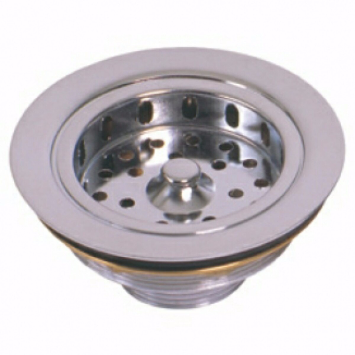 Válvula Escoamento Pia Cozinha Americana 4.1/2 Metal Cromado