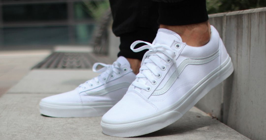 vans old skool white vans old skool white