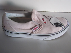vans snoopy rosas