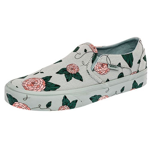 vans grises con flores vans grises con flores