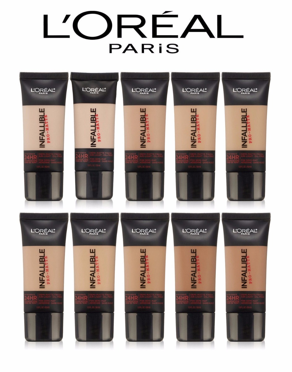Loreal Infallible 24h Matte Kolory Várias Cores Base Loreal Infallible Pro Matte 24hr - R$ 86,90 em