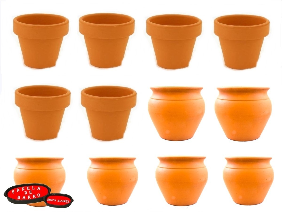 Vaso De Barro Pequeno 7 X 5 Cm 130 Unidades Artesanato R$ 174,49 em Mercado Livre Armario Escobero Conforama ~ Vaso De Barro Pequeno 7 X 5 Cm 130 Unidades Artesanato R$ 174,49 em Mercado Livre