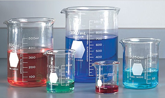 Resultado de imagen de vasos de precipitados de laboratorio