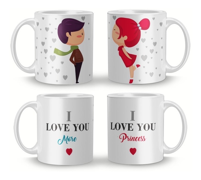 Tazas mágicas pareja love personalizadas – Vynculo Creativo