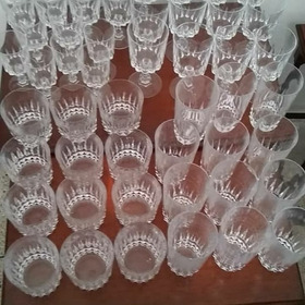 Vasos Y Copas De Cristal 48 Piezas Impecables Se Venden