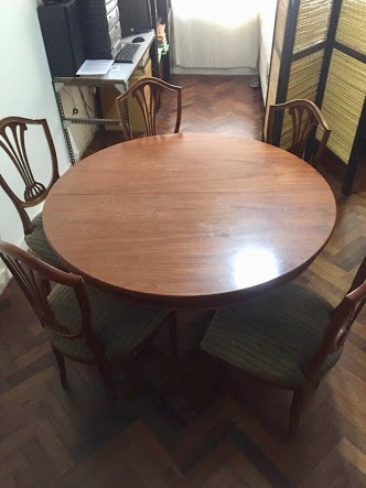 Vendo Juego De Comedor Mesa De Caoba Mas 6 Sillas Tapizadas - S/ 750 ... Vendo Juego De Comedor Mesa De Caoba Mas 6 Sillas Tapizadas - S/ 750 ...
