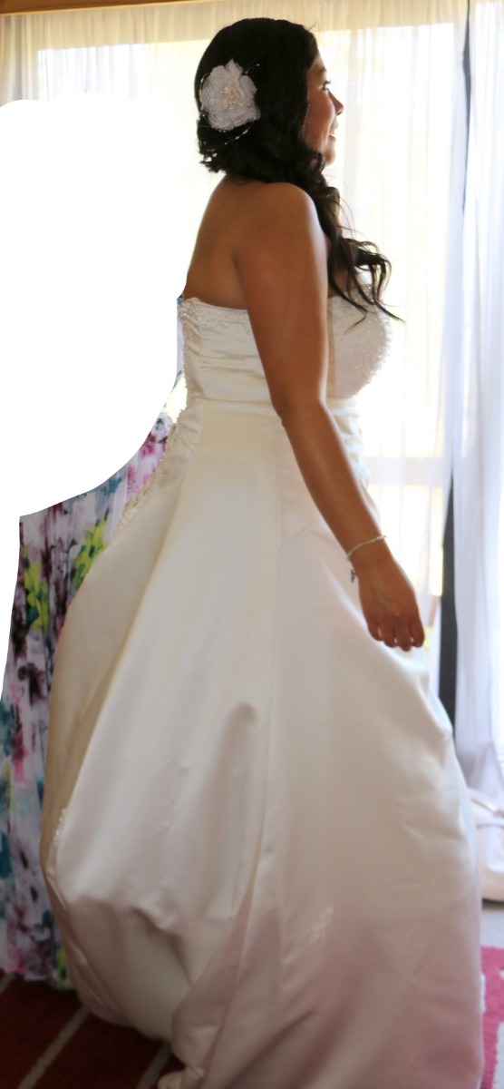 vendo mi vestido de novia usado - $ 100.000 en mercado libre