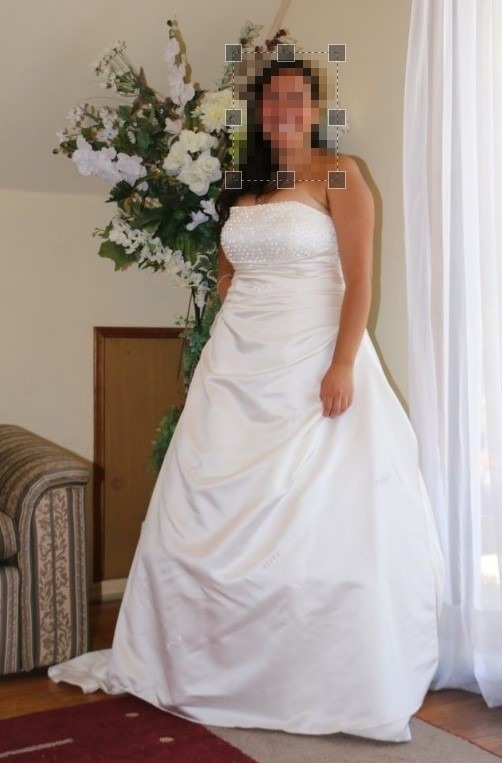 vendo mi vestido de novia usado - $ 100.000 en mercado libre