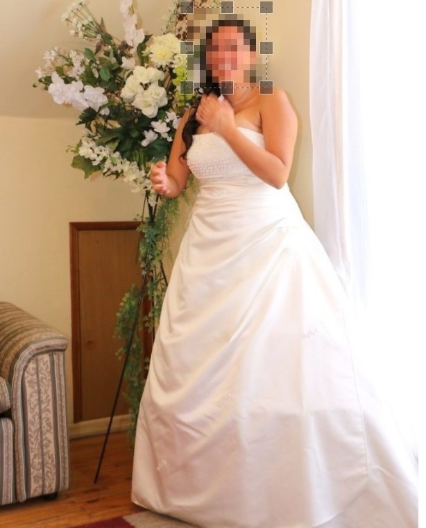 vendo mi vestido de novia usado - $ 100.000 en mercado libre