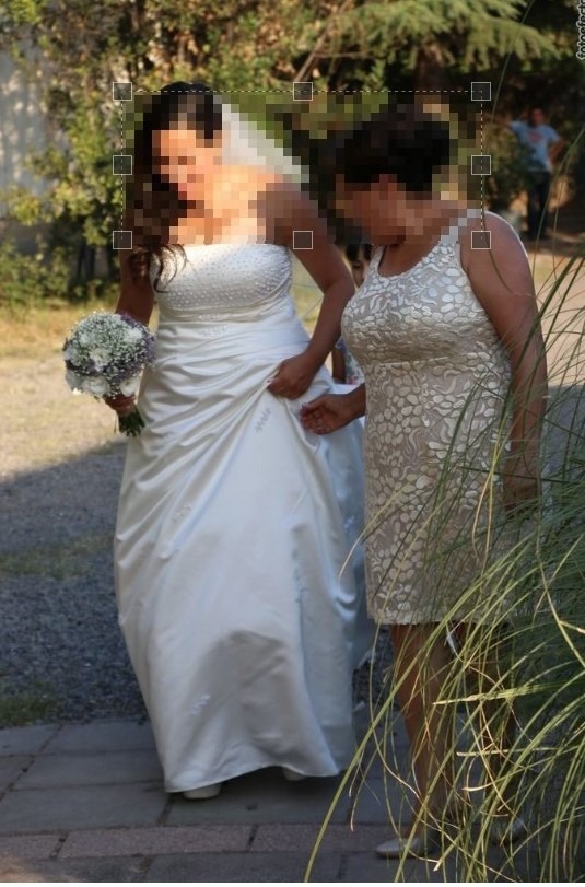 vendo mi vestido de novia usado - $ 100.000 en mercado libre