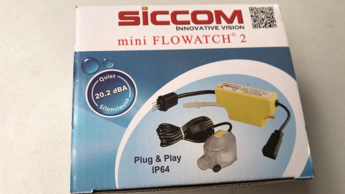 SICCOM Bomba de condensado para Aire Acondicionado Mini Flowatch 1