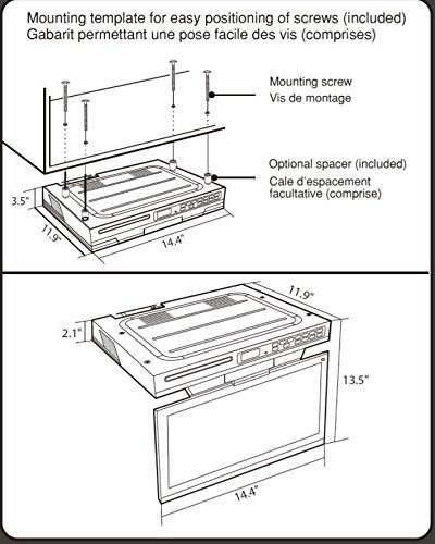 Venturer Klv3915 15 4 Pulgadas Undercabinet Cocina Lcd Tv