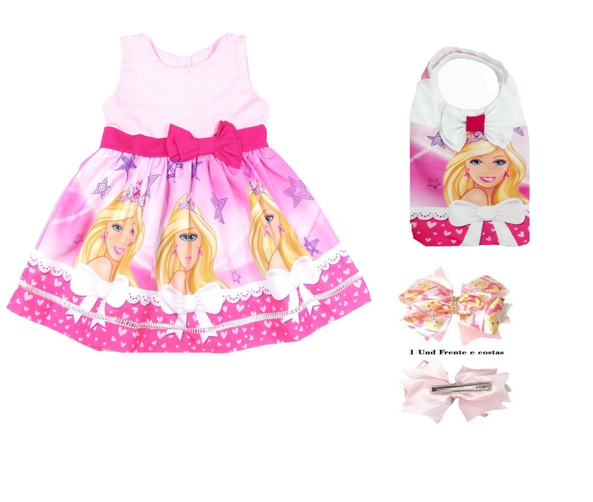 vestido tematico barbie