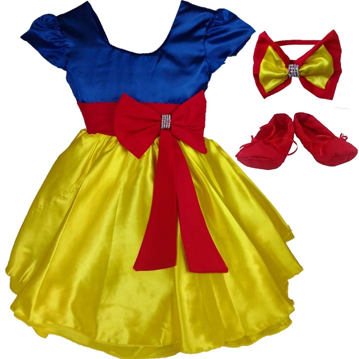 vestido da branca de neve mercado livre